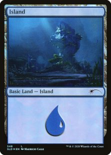 Island (#548) (foil)