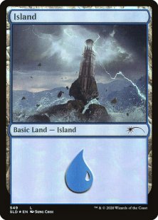 Island (#549) (foil)