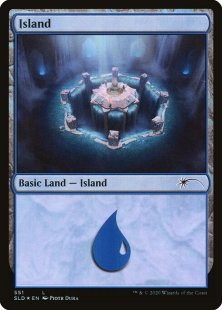 Island (#551) (foil)