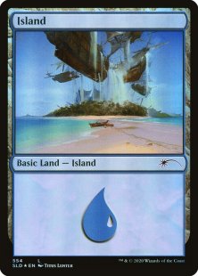 Island (#554) (foil)