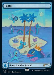 Island (#1383) (Featuring: Gary Baseman) (full art)