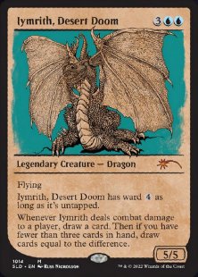Iymrith, Desert Doom (Here Be Dragons) (foil) (showcase)