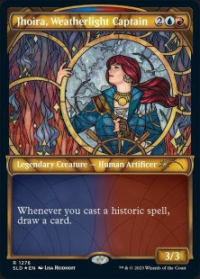 Jhoira, Weatherlight Captain (#1276) (March of the Machine Vol. 3) (halo foil) (showcase)