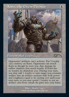Karn, the Great Creator (Teferi's Time Trouble)