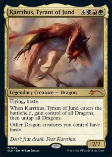 Karrthus, Tyrant of Jund (#1250) (Artist Series: Sam Burley) (foil)