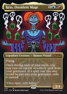 Kess, Dissident Mage (Wizards of the Street) (borderless)