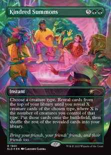 Kindred Summons (#1901) (Everyone's Invited!) (double rainbow foil) (borderless)