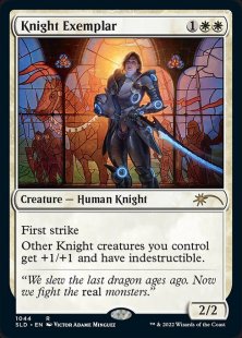 Knight Exemplar (#1044) (Artist Series: Victor Adame Minguez) (foil)