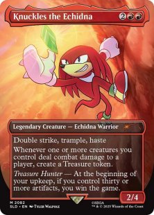 Knuckles the Echidna (#2082) (borderless)
