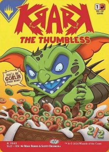 Krark, the Thumbless (#1543) (Just Add Milk: Second Helpings) (foil) (showcase)