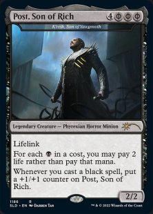 K'rrik, Son of Yawgmoth (Post Malone: Backstage Pass) (foil)