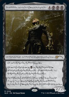 K'rrik, Son of Yawgmoth (#1204) (Phyrexian Faves) (foil) (showcase)