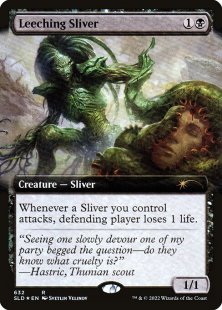 Leeching Sliver (#632) (foil) (extended art)