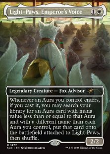 マジック：ザ・ギャザリング MTG Light-Paws, Emperor's Voice Signed Light-Paws, Emperor's Voice · Magic Online Promos (PRM