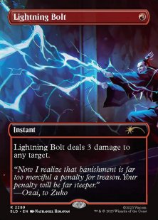 Lightning Bolt (#2289) (foil) (borderless)