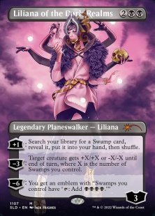 Liliana of the Dark Realms (If Looks Could Kill) (foil) (borderless)