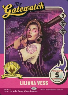 Liliana Vess (#1455) (Magic: The Baseballing) (showcase)