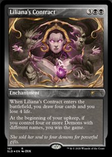 Liliana's Contract (Read the Fine Print) (foil-etched)