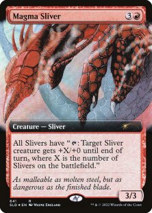 Magma Sliver (#641) (foil) (extended art)