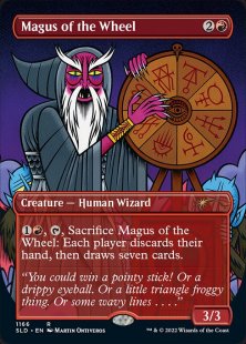 Magus of the Wheel (Wizards of the Street) (foil) (borderless)