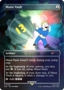 Mana Vault (#796) (Fallout bonus) (foil) (borderless)