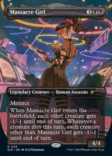 Massacre Girl (#1233) (City Styles) (foil) (borderless)
