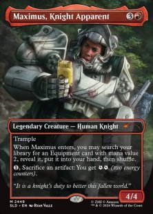 Maximus, Knight Apparent (#2449) (borderless)