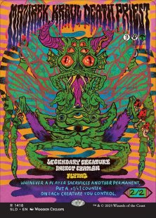 Mazirek, Kraul Death Priest (#1418) (Buggin' Out) (foil) (borderless)