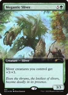 Megantic Sliver (#651) (foil) (extended art)