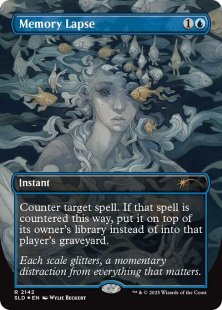 Memory Lapse (#2142) (foil) (borderless)