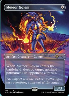 Meteor Golem (Special Guest: Jen Bartel) (foil) (borderless)