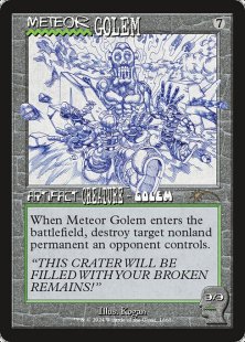 Meteor Golem (#1660) (Brain Dead: Creatures) (showcase)