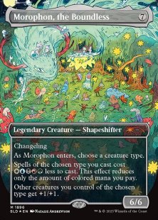 Morophon, the Boundless (#1896) (Everyone's Invited!) (double rainbow foil) (borderless)