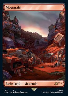 Mountain (#1091) (Transformers: One Shall Stand, One...) (foil) (full art)