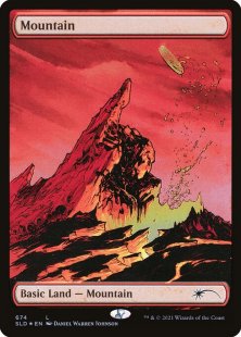 Mountain (#674) (foil) (full art)