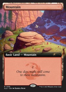 Mountain (#1358) (Featuring: the Mountain Goats) (foil) (extended art)