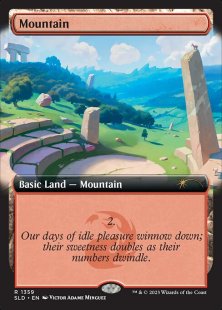 Mountain (#1359) (Featuring: the Mountain Goats) (foil) (extended art)
