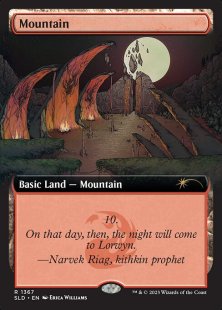 Mountain (#1367) (Featuring: the Mountain Goats) (foil) (extended art)