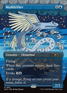 Mulldrifter (#1887) (Animar & Friends) (foil) (borderless)