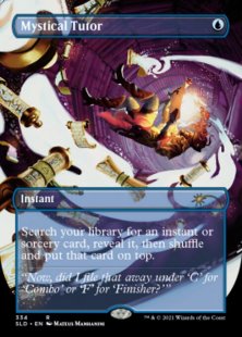 Mystical Tutor (Far Out, Man) (foil) (borderless)