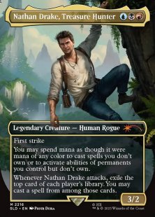 Nathan Drake, Treasure Hunter (#2216) (borderless)