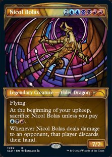 Nicol Bolas (Showcase: Dominaria United) (textured foil) (showcase)