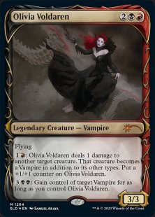 Olivia Voldaren (#1264) (March of the Machine Vol. 1) (halo foil) (showcase)