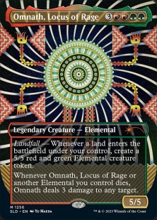 Omnath, Locus of Rage (#1256) (The Stars Gaze Back) (borderless)