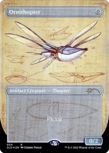 Ornithopter (foil) (borderless)