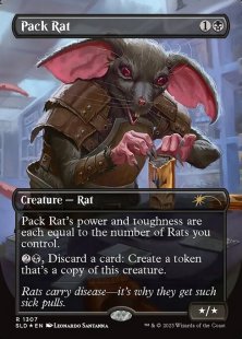 Pack Rat (#1307) (foil) (borderless)
