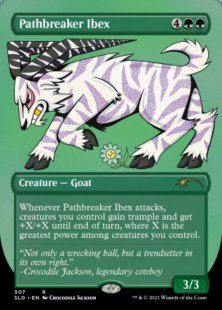 Pathbreaker Ibex (Crocodile Jackson's Monstrous Menagerie) (borderless)