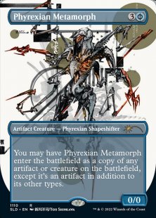 Phyrexian Metamorph (Special Guest: Yoji Shinkawa) (foil) (borderless) (Japanese)