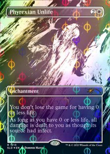 Phyrexian Unlife (#1213) (Showcase: All Will Be One) (step-and-compleat-foil) (showcase)