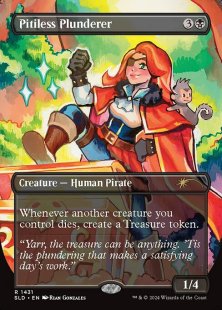Pitiless Plunderer (#1431) (Pick 'Em and Stick 'Em) (foil) (borderless)